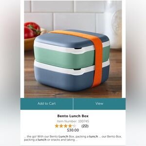 Pampered Chef Bento set